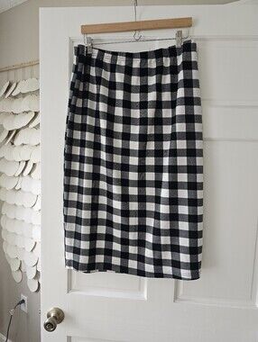 🖤🤍 Nuggles Black & White Checkered Print Skirt 🖤🤍